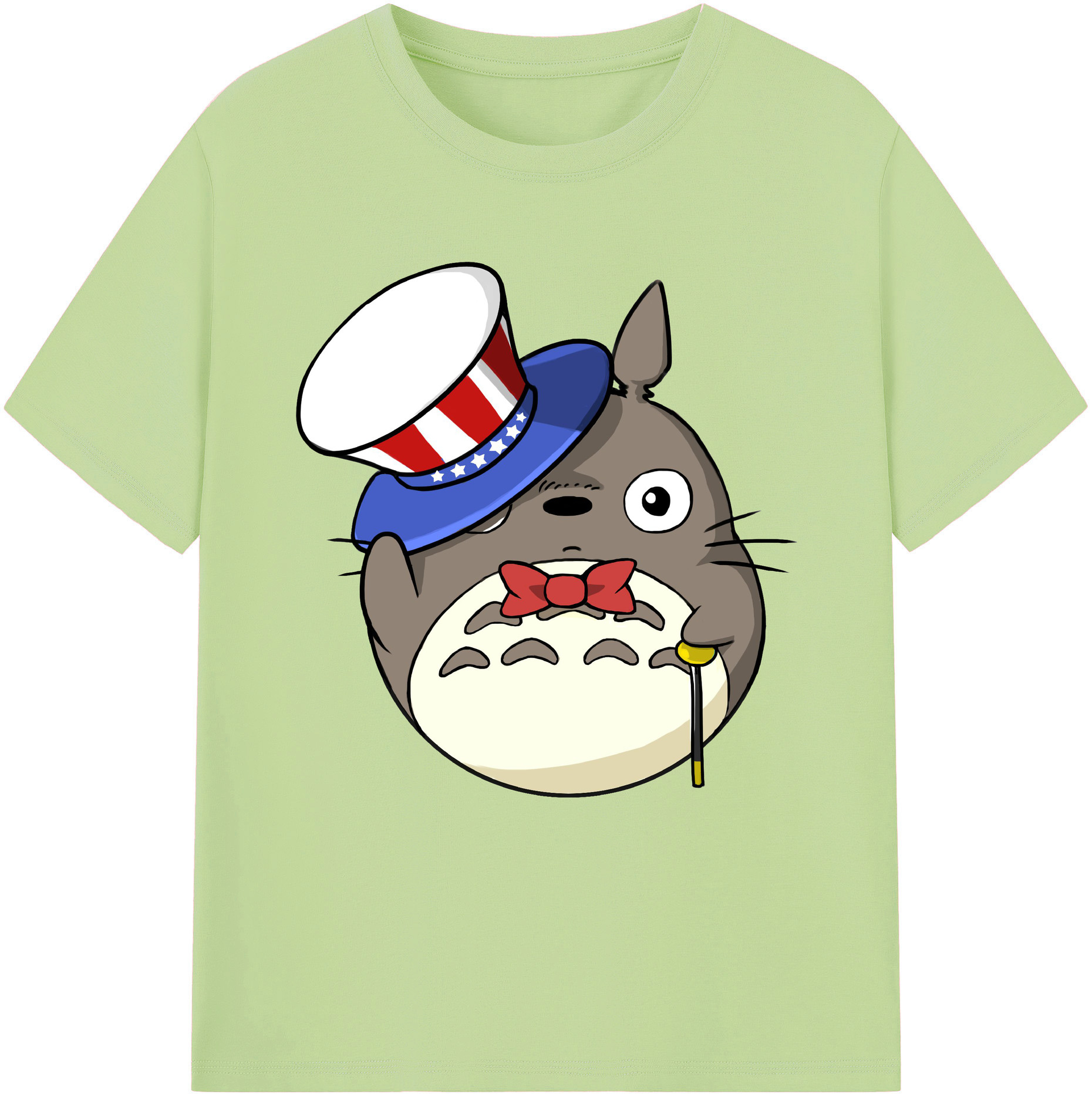 （画像用） となりのトトロ 草壁メイ 草壁サツキ My Neighbor Totoro Satsuki Kusakabe Mei Kusakabe 綿100％半袖Tシャツ（フロントプリント）